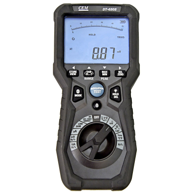 CEM DT-6505 Измеритель сопротивления изоляции Микроомметр высокого разрешения с мультиметром True RMS