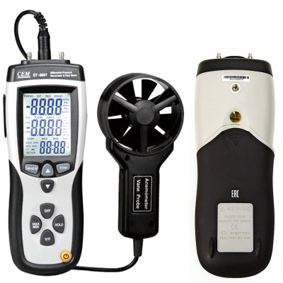 DT-8897 Анемометр - дифференциальный манометр